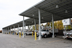 pre-engineered truck canopy