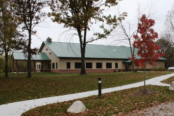 New dining hall at Camp Innisfree