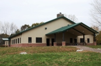 New dining hall at Girl Scouts Camp Innisfree
