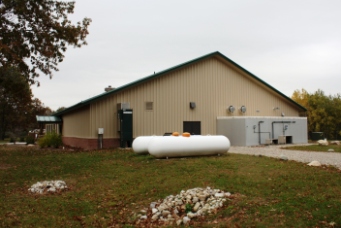 Back of the new dining hall