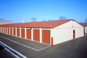 Southwest corner of storage building 'C'.  The center of this building is climate controlled.