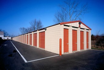 Southwest corner of storage building 'A'