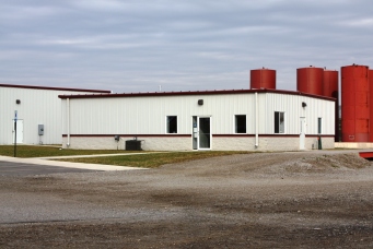 Southeast corner of the office building